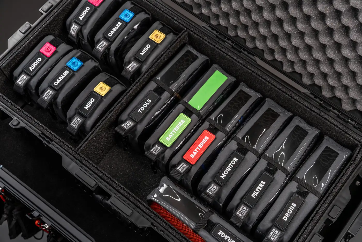 Camera bodies, batteries, and cards packed the night before a shoot